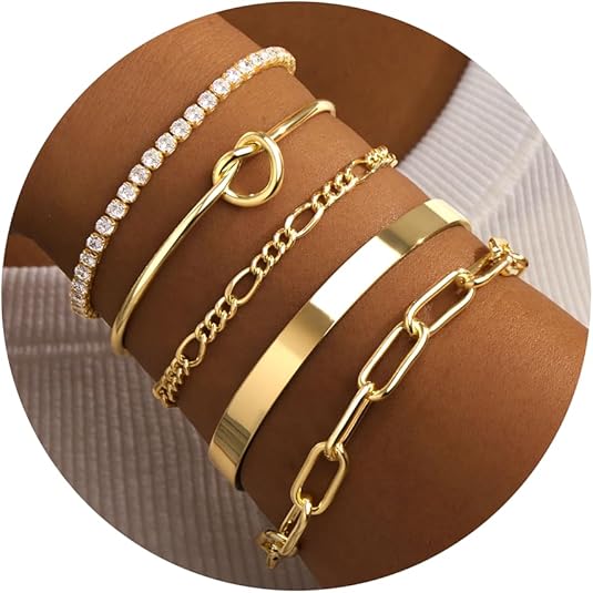 Gold Bracelets for Women Non Tarnish
