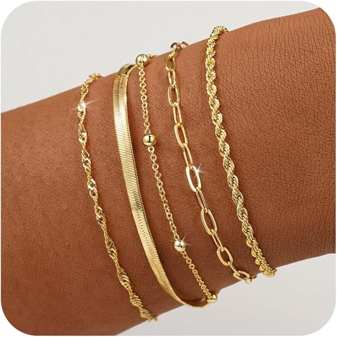 BERISO Gold Bracelets for Women