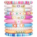 10pcs Friendship Bracelets for Teen Girls & Women: Beaded