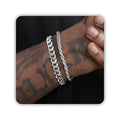 Mens Bracelet Silver Bracelets for Men as Boys Bracelets